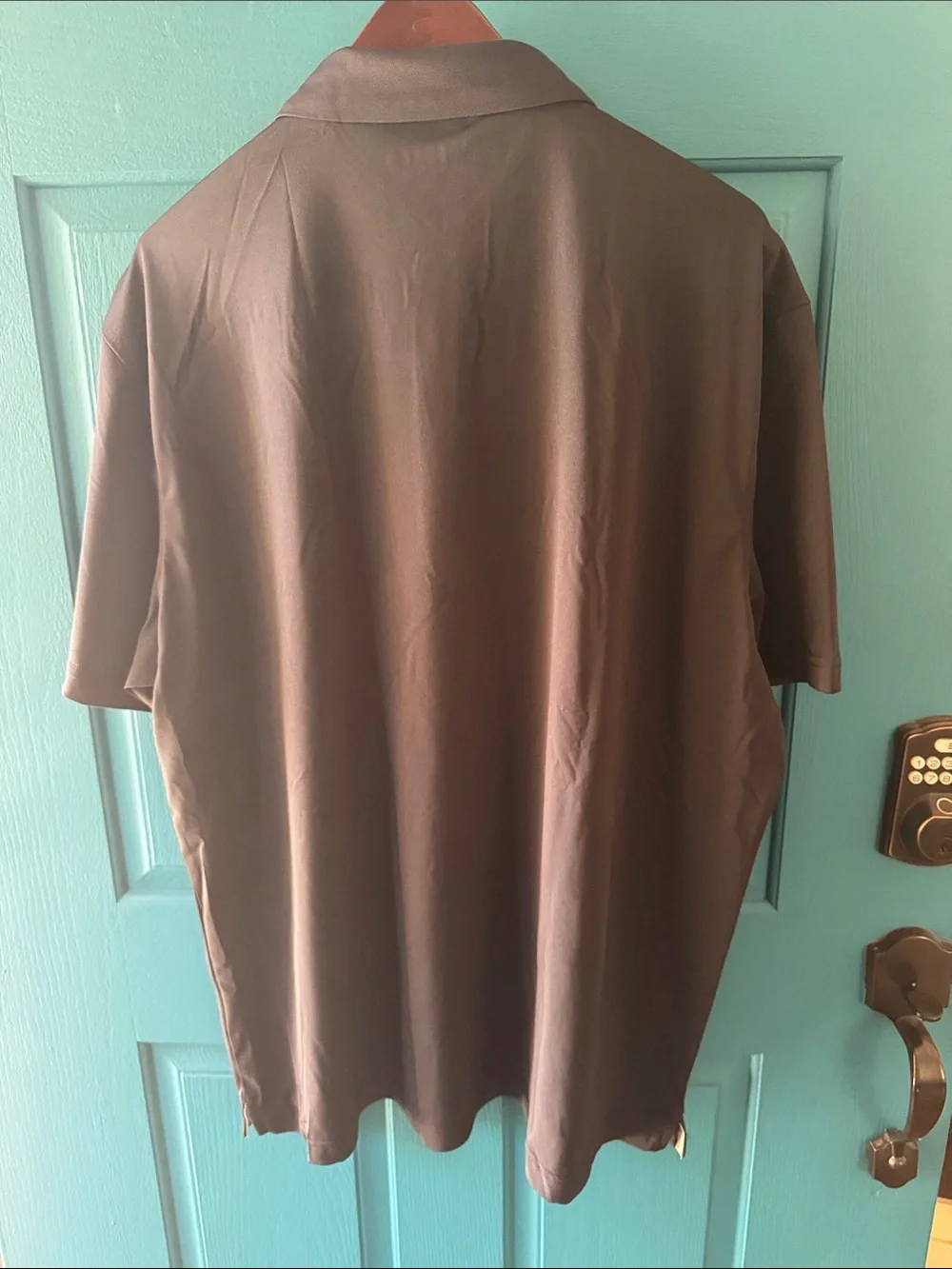Men's Black Performance Polo Shirt XL. Golf shirt. Never worn - Picture 4 of 4